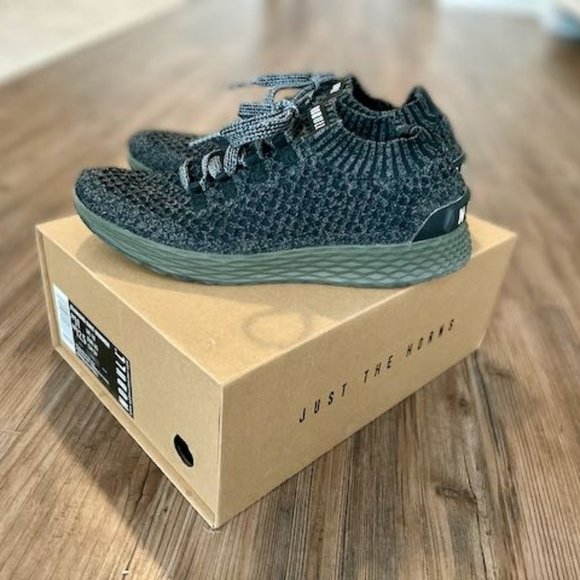 NOBULL Black Athletic Shoes with Knit Upper - Picture 2 of 5